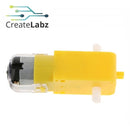 Geared DC motor (double shaft 1:48), for smart robot car