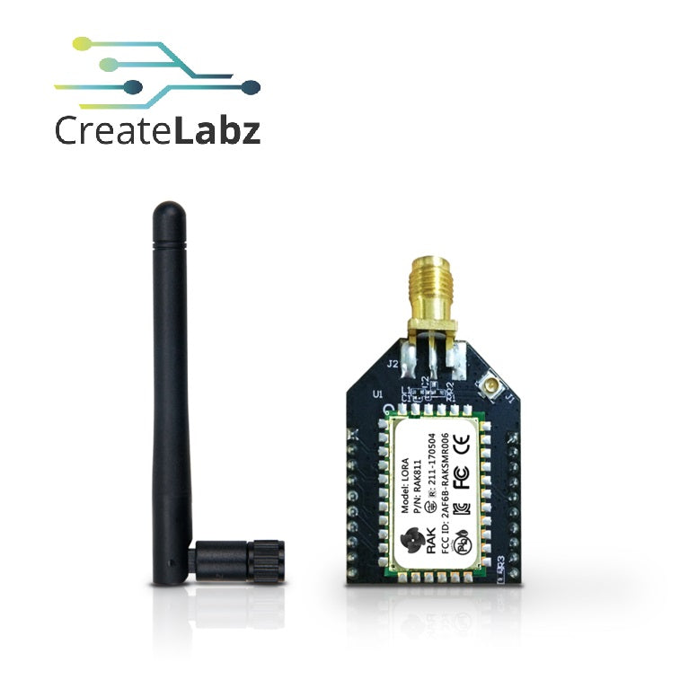 RAKWireless RAK811 WisDuo LoRA Module ( 433Mhz / 868MHz ) – CreateLabz ...
