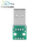 USB-A to DIP Adapter board USB male to 4-pin socket 2.54mm pitch