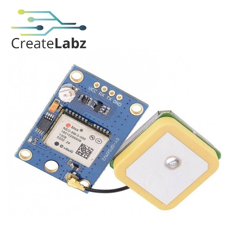 Gps Module Price GPS Module, Ublox NEO-6M with External Antenna – CreateLabz Store