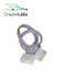 XH2.54 Wire Connector with JST Terminal Double Head 2/3/4/5/6/8/10-pin White Ribbon Cable, 20cm
