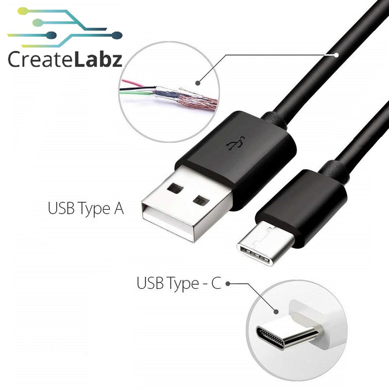 0.5m USB 2.0 Type C to Type A Male Cable