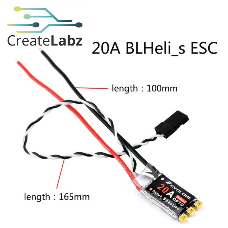 Electronic Speed Controller (ESC) BLHeli-S FPV 20A for Brushless Motor