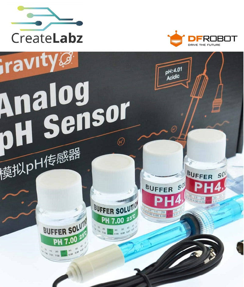 DFRobot Gravity: Analog pH Sensor/Meter Kit V2 – CreateLabz Store