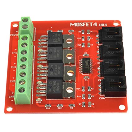 4-Channel MOSFET Switch module IRFS40 for Arduino