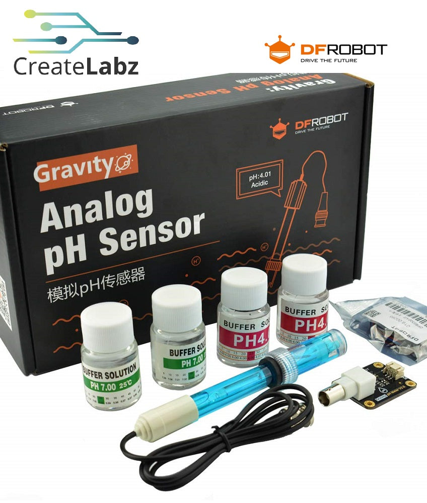 DFRobot Gravity: Analog pH Sensor/Meter Kit V2 – CreateLabz Store