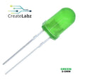 LED color shell 5mm, (1piece: options: Red, Yellow, Green, Blue, White)