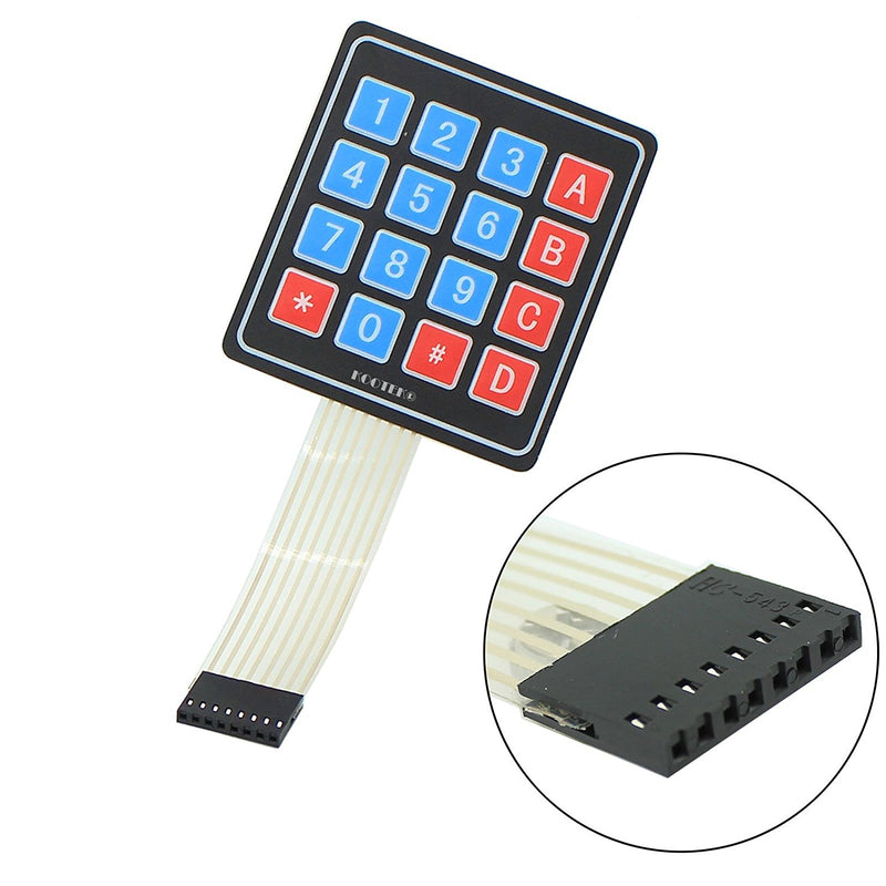 4x4 Keypad Button Membrane Switch