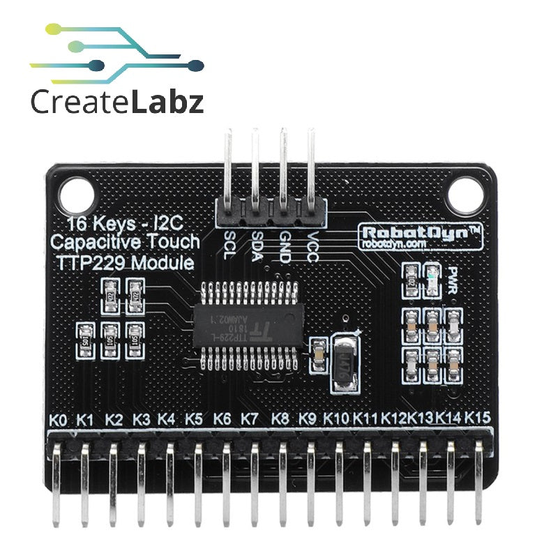 16 Keys Capacitive touch TTP229 I2C driver module