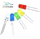 LED color shell 5mm, (1piece: options: Red, Yellow, Green, Blue, White)