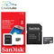 MicroSDXC UHS-I card, 4GB SanDisk Class 10