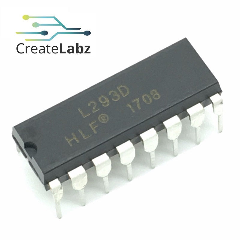 L29d L293D Motor Driver, Integrated Circuit – CreateLabz Store