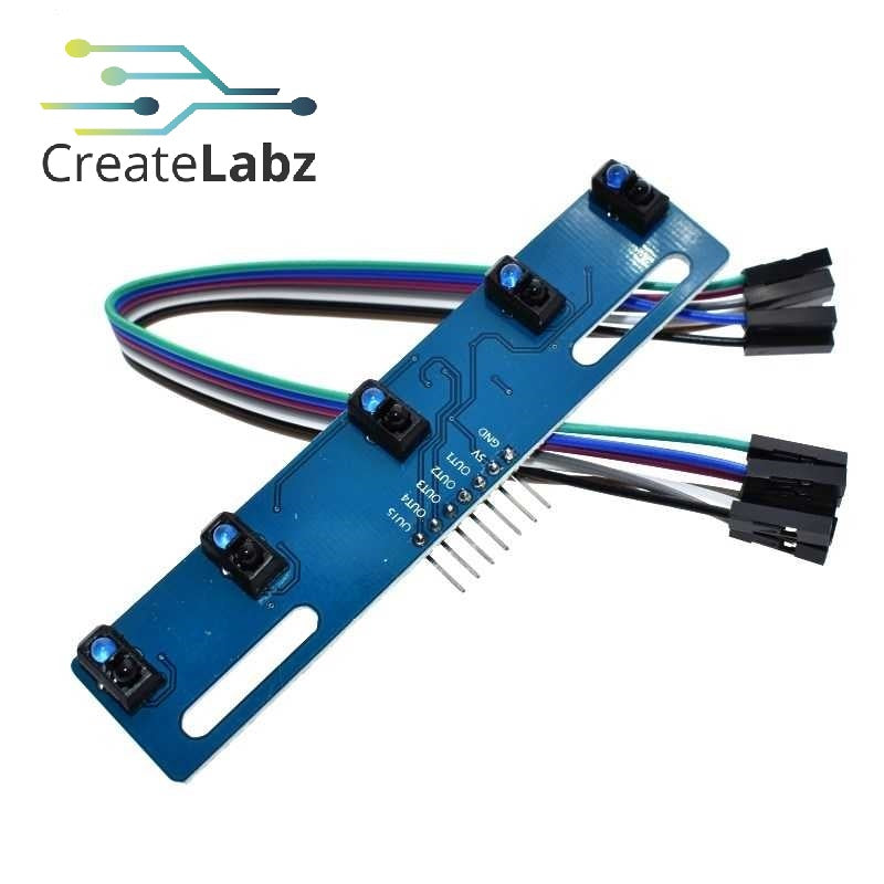 Infrared 5-channel Line tracking/Line follower module – CreateLabz Store