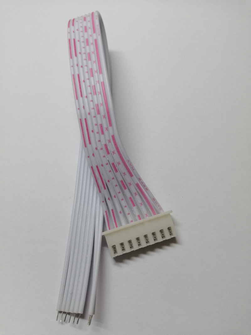 XH2.54 Connector 2 / 3 / 4 / 5 / 6 / 8 / 10-pin White Ribbon Cable