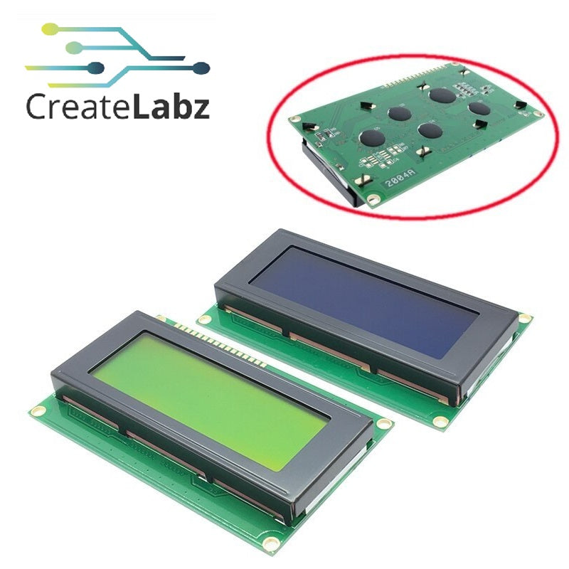 2004 204 20x4 Character LCD Display Module HD44780 Controller Yellow