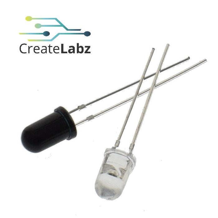 IR LED Pair Infrared, Transmitter and Receiver