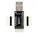 USB-Serial Adapter CP2104 USB-A, 5V/3.3V, digital I/O
