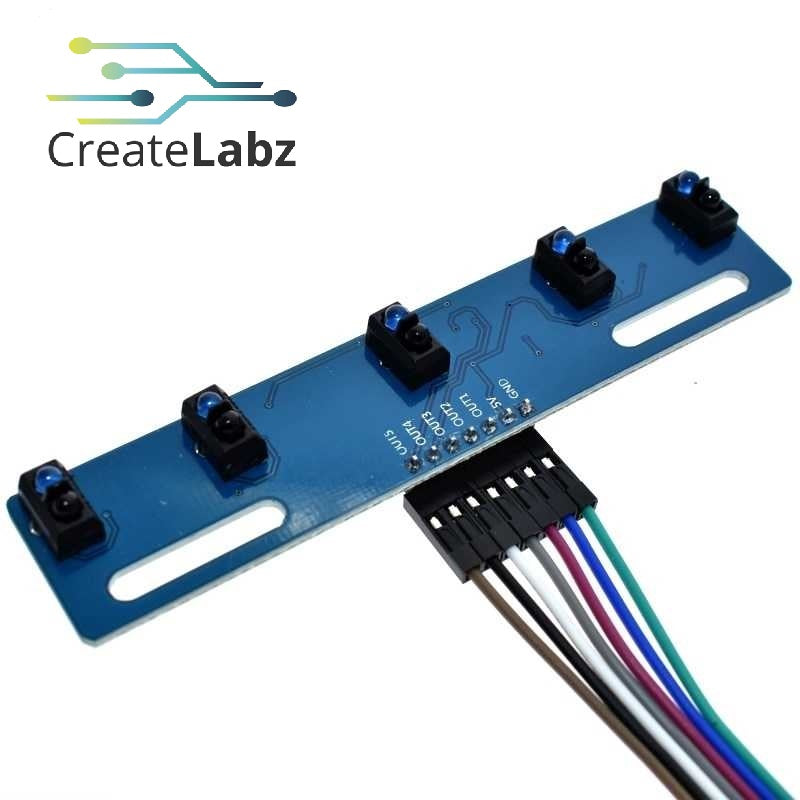 Infrared 5-channel Line tracking/Line follower module – CreateLabz Store