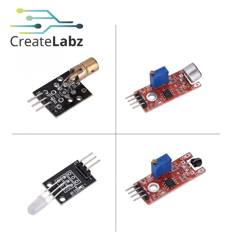 37-IN-1 SENSORS KIT FOR ARDUINO – CreateLabz Store