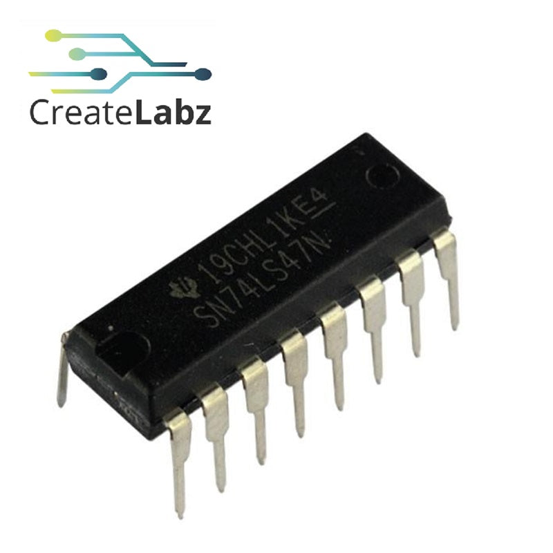 7 segment decoder - SN74LS47N – CreateLabz Store
