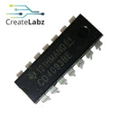 CD4093BE Quad 2-Input NAND CMOS / Schmitt Trigger Logic Gate