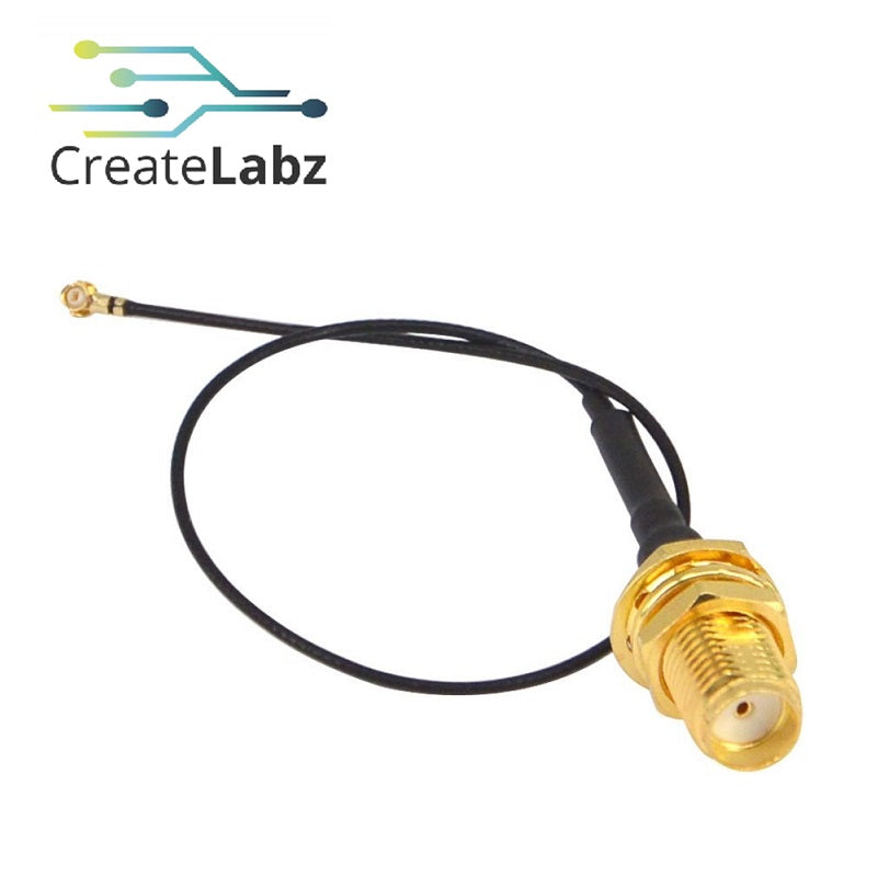 SMA female to u.FL / IPEX  antenna adapter cable assembly