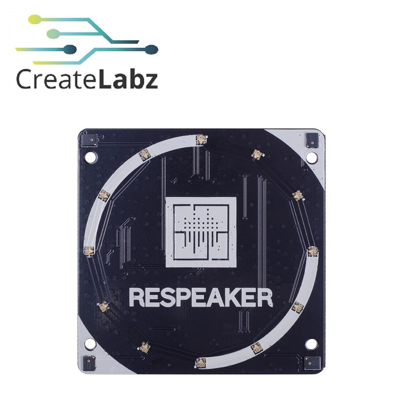 ReSpeaker 4-Mic Array (For Raspberrry Pi) – CreateLabz Store