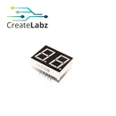 2-Digit 0.56" LED, 7-segments display, common-cathode/anode, high-brightness red